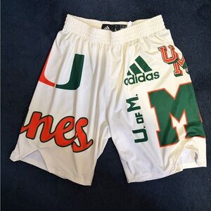University of Miami Basketball Shorts